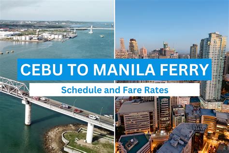 cebu pier 1|cebu to manila by ship.